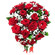 red roses bouquet with babys breath. USA