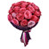 bouquet of 25 pink roses. USA