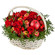 gift basket with strawberry. USA