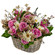 floral arrangement in a basket. USA